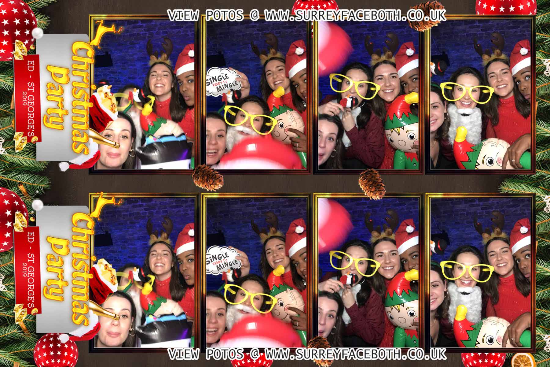 St George's ED Christmas Ball | View more photos from the event at galleries.surreyfacebooth.co.uk/u/Surrey-FaceBooth/St-Georges-ED-Christmas-Ball